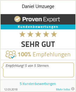 Erfahrungen & Bewertungen zu Daniel Umzüge
